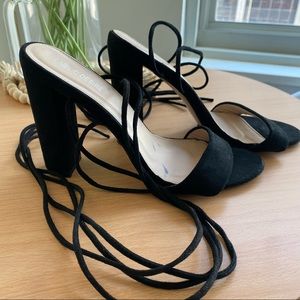 Public Desire Lace Up Heels